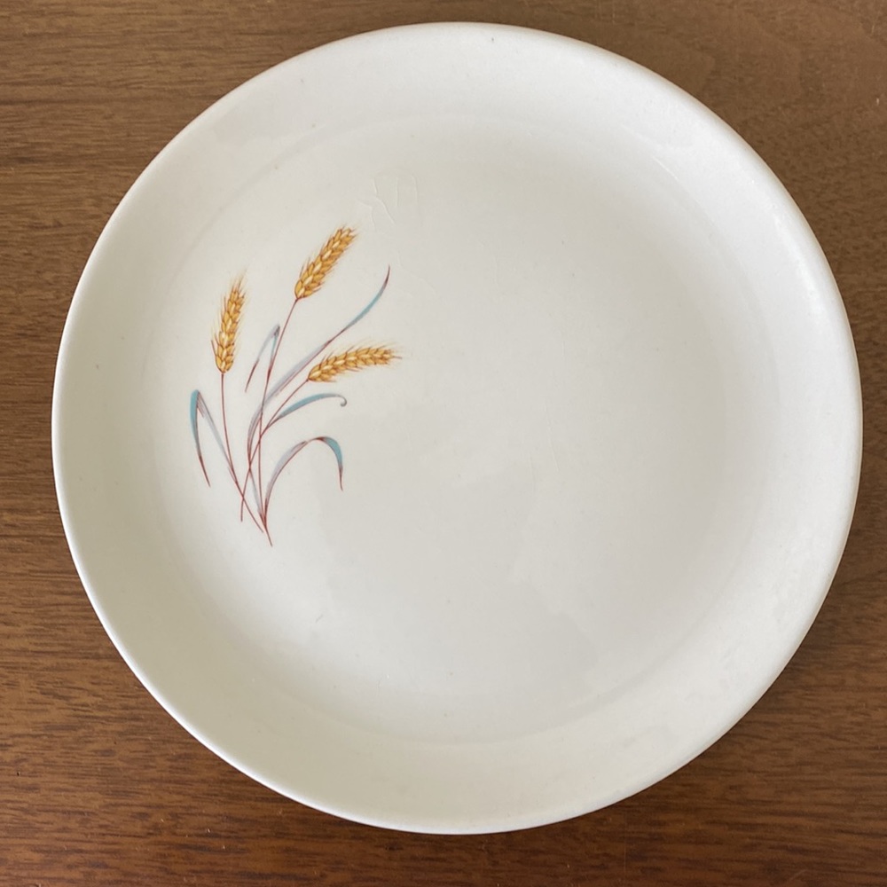 Bountiful Salad Plates (2) by Salem. Wheat Pattern